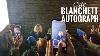 Cate Blanchett Autograph Session