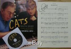 Cats Beautiful Ghosts Fyc CD Sheet Music Hand Signed Autographed By Taylor Swift