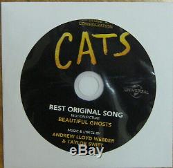 Cats Beautiful Ghosts Fyc CD Sheet Music Hand Signed Autographed By Taylor Swift