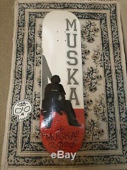 Chad Muska Skateboard Deck Autograph HAND SignedONLY 100 MADE 1st SOLO RELEASE