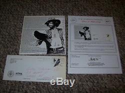 Charles Manson Autographed Hand Signed Paper & Envelope With Todd Mueller COA
