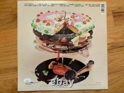 Charlie Watts Hand Signed Let It Bleed Vintage Album Lp To John Jsa