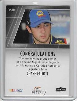 Chase Elliott 2014 Press Pass Redline Authentic Autograph Card 19/25