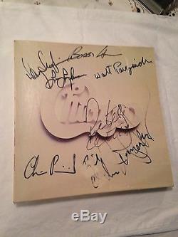 Chicago GROUP Hand Signed Autographed Album LP CETERA LAMM PANKOW SERAPHINE +