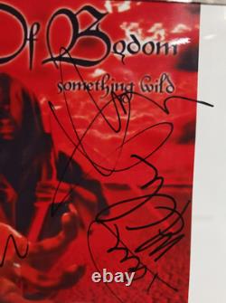 Children of Bodom Hand Signed mounted autographs with cert 12 x18 Approx