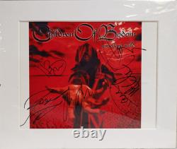 Children of Bodom Hand Signed mounted autographs with cert 12 x18 Approx