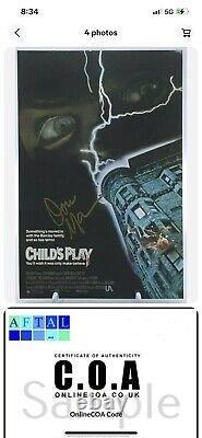 Chucky Child's Play Mixed Autographs 8 Hand Signed Pictures 9 Auto's