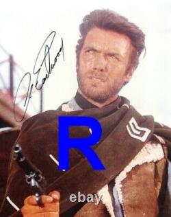 Clint Eastwood, Rare Original Autograph, Hand Signed Signature Photo Portrait