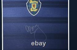 Colin Hendry Hand Signed Scotland Football Shirt In A Framed Presentation