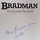 Cricket Don Bradman Hand Signed Original Autograph Biography Book