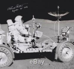 DAVE SCOTT APOLLO 15 MOON WALKER -DRIVING EVA-HAND SIGNED 8x10 PHOTO NASA W-COA