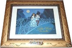 DELUXE FRAME hand signed REAL Cinderella 1950 Disney Voice Ilene Woods Dreams