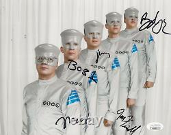 DEVO band REAL hand SIGNED 8x10 Photo #2 JSA COA Autographed by 5 Casale +