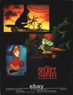 DON BLUTH Hand Signed 10x13 Authentic MOVIE SPECIAL BOOK Autograph JSA COA CERT