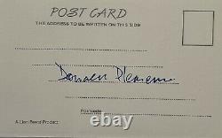 DONALD PLEASENCE (James Bond) Genuine Handsigned Signature on Card