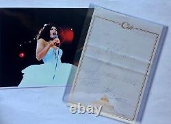 DONNA SUMMER Authenticated, Hand Signed Autographed TRUMP Plaza In Person /COA