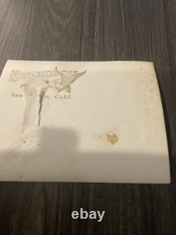 DOUGLAS Wrong Way CORRIGAN hand Signed? And Dated 1939 Size 4x3 Ink? 