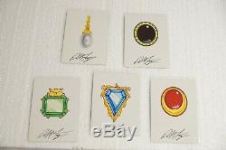 Dan Franzer Autographed hand drawn power nine Mox set