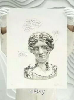 Daniel Arsham Eroded Classical Prints Autograph Special Edition 67/99 In Hand