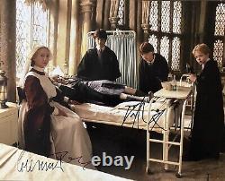 Daniel Radcliffe & Gemma Jones Hand signed 8x10 photograph Autographed