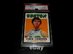 Dave Cowens 1971 Topps #47 Autographed HOF Celtics Card Auto NBA PSA/DNA PSA 2