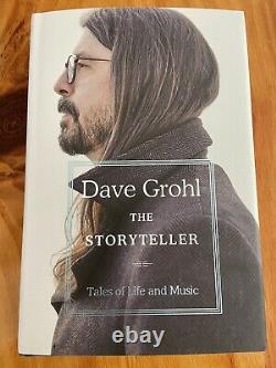 Dave Grohl SIGNED The Storyteller BOOK Foo Fighters Nirvana IN HAND Autographed