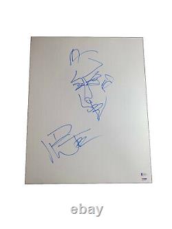 Dave Matthews Signed Autograph Hand Drawn Sketch Dave Matthews Band Beckett 1