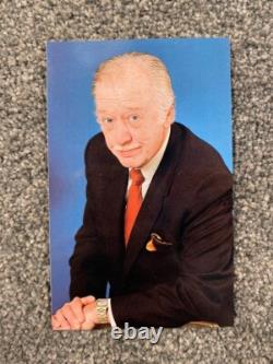 David Lewis Hand Signed Letter with 5.5 x 3.5 Photo