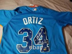 David Ortiz Hand Signed Autographed 2013 All Star Jersey w COA