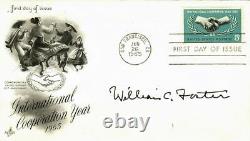 Deputy Secretary of Defense William Foster Hand Signed FDC Dated 1965