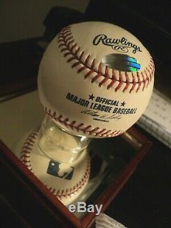 Derek Jeter Hand Signed / Autograph Baseball Steiner Authenticated With Display