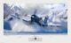 Devotion F4u Corsair Art Autographed By Medal Of Honor Pilot Capt. Tom Hudner