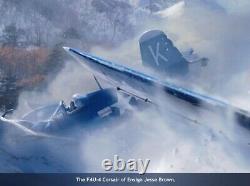 Devotion F4U Corsair art autographed by Medal of Honor pilot Capt. Tom Hudner