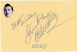 Dirk Bogarde Hand Signed Album Page + 2 Photos (1 Vin. 1 V. Rep.) See Descr