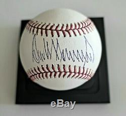 Donald Trump Hand Signed Autographed ROMLB Baseball with COA + 10 Collector Coins