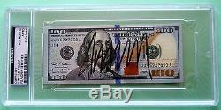 Donald Trump Hand Signed Crisp One Hundred Dollar Bill! -psa/dna Authenticated