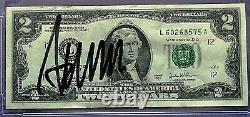 Donald Trump Hand Signed Crisp Two Dollar ($2.00) Bill- Psa/dna Authenticated