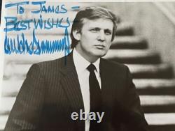 Donald Trump Hand Signed Dedication Glossy Photo