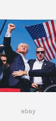 Donald Trump Hand Signed Dedication Glossy Photo