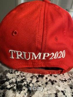 Donald Trump Hand Signed Official MAGA Red SnapBack Hat President Autographed