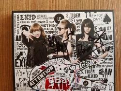 EXID Holla Whoz That Girl Digital Single Promo Album Autographed Hand Signed