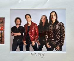 EXTREME Band HAND SIGNED Themed mounted autographs with cert 18 x 12 NEW