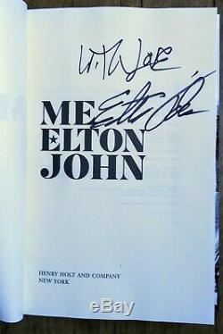 Elton John Autographed Hand Signed Me Book Hardcover First Edition 2019