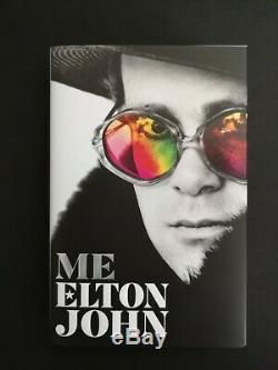 Elton John Hand Signed Me Book Obtained In Person Signing Waterstones +wristband