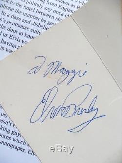 Elvis Presley Genuine Hand Signed Autograph Las Vegas Hilton Feb 1972 Coa