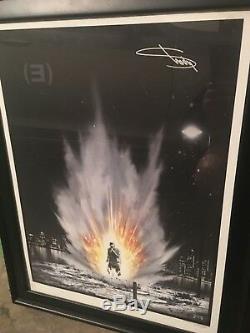 Eminem Slim Shady Autographed Recovery Lithograph Hand Signed Poster Rare FRAMED