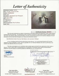 Evanescence REAL hand SIGNED Photo #2 JSA LOA Autographed Amy Lee Ben Moody +2