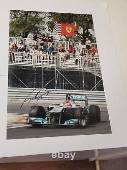 F1 MICHAEL SCHUMACHER Original autographs hand signed #6