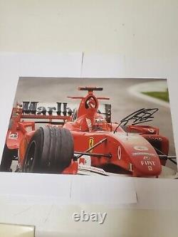 F1 MICHAEL SCHUMACHER autographs hand signed