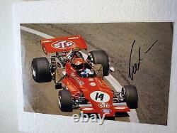 F1 NIKI LAUDA autographs hand signed PICTURE